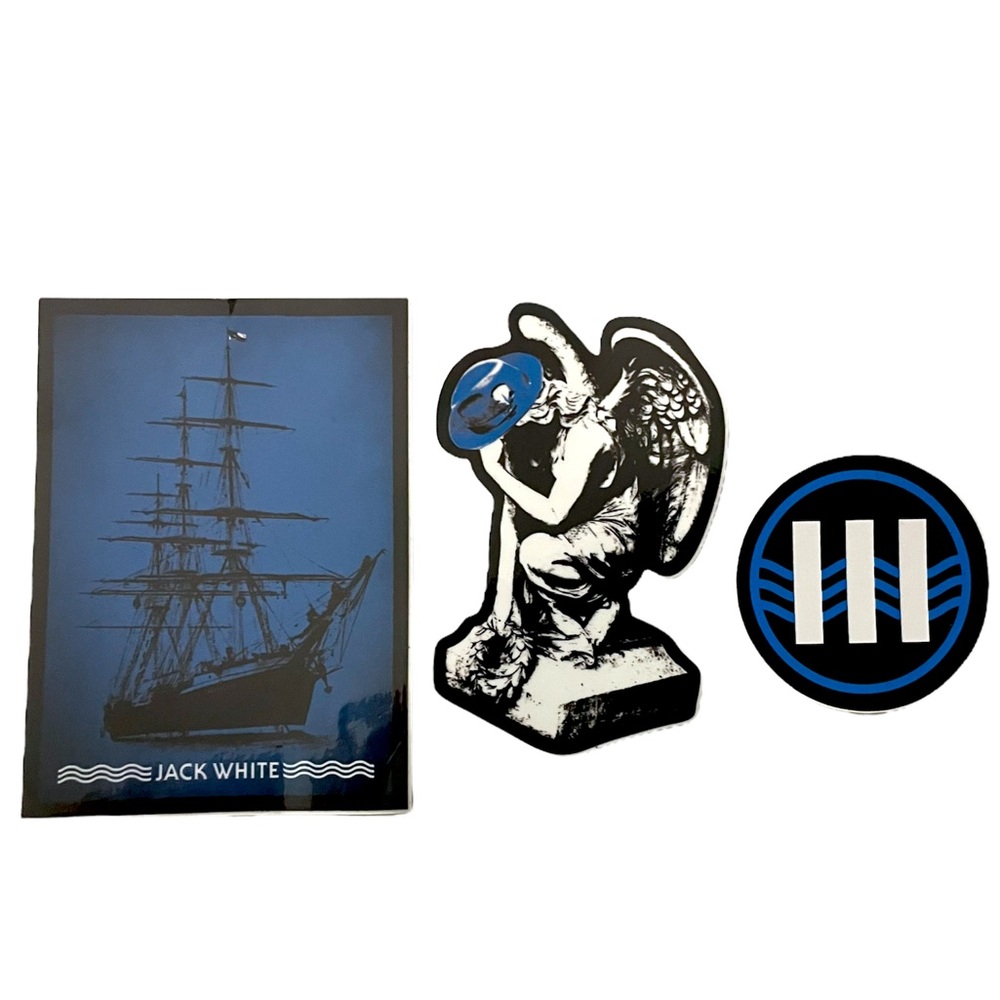 {NEW} [Jack White Lazaretto Tour Sticker Set] {Set of 3}